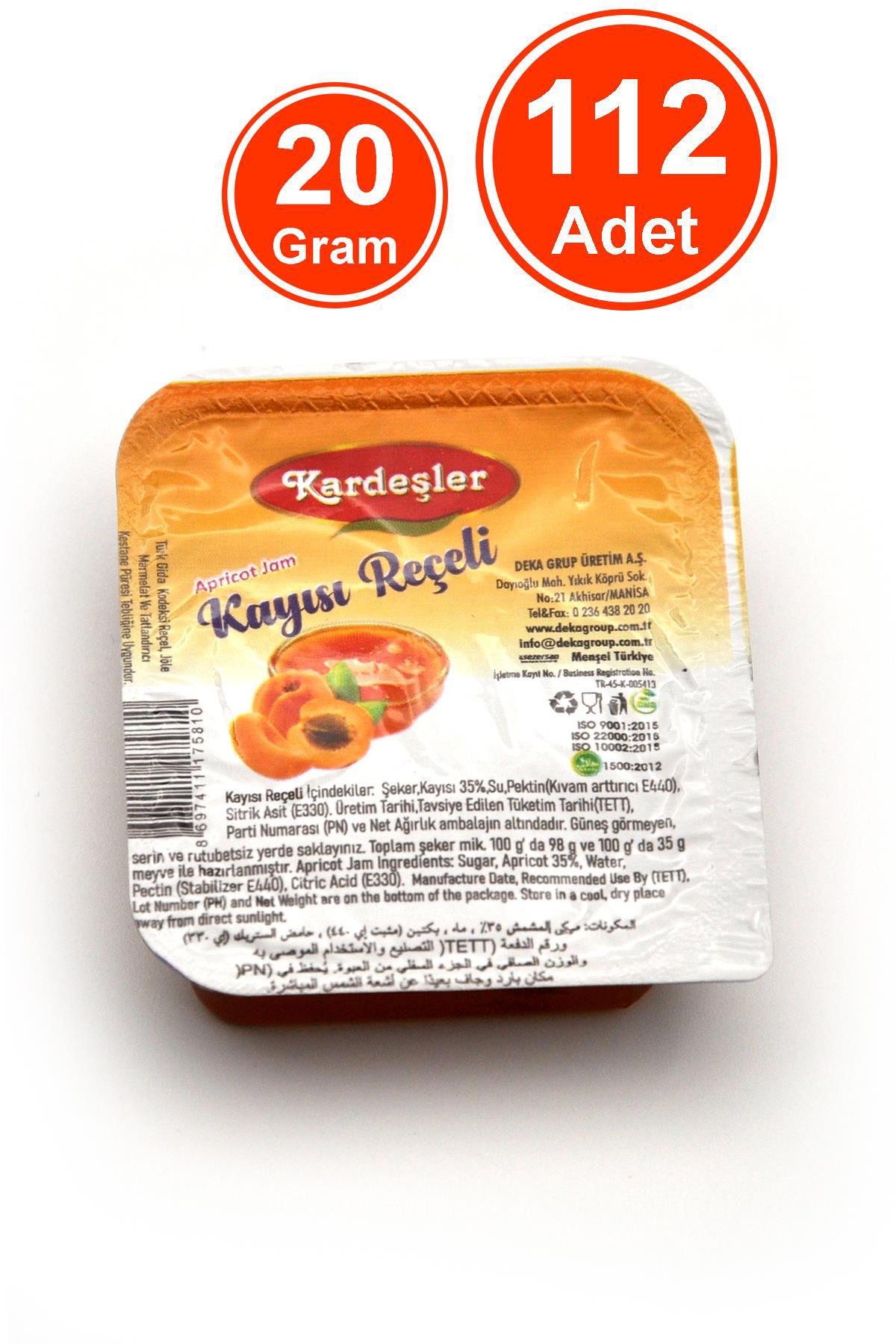 Kardeşler Kayısı Reçeli 112x20 gr