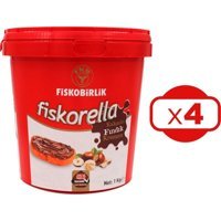 Fiskobirlik Fiskorella Kakaolu Fındık Kreması 4x1 kg