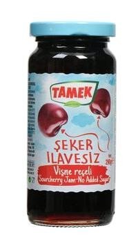 Tamek Şeker İlavesiz Vişne Reçeli 4x290gr