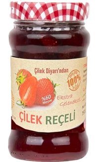 Ordu Organik Pazar Çilek Reçeli 750 gr