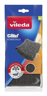 Vileda Glitzi Power Çelik Bulaşık Teli Inox 2'li