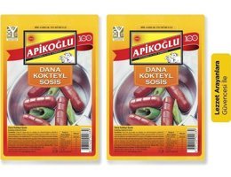 Apikoğlu Dana Kokteyl Parmak Sosis 2x220 gr