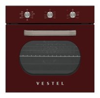 Vestel AF-6682 Retro 69 lt Ankastre Fırın Bordo