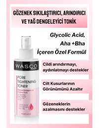 Wasco Gözenek Sıkılaştırıcı Arındırıcı ve Yağ Dengeleyici Yüz Toniği 150 ml