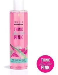 Thalia Think Pink Aloe Vera Özlü Gözenek Sıkılaştırmaya Yatıştırmaya Yardımcı Yüz Toniği 250 ml