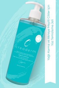 Creaderm Sebum Control Akneli ve Yağlı Ciltler İçin Yüz Temizleme Jeli 500 ml