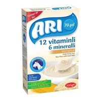 ARI Gece 12 Vitaminli 6 Mineralli Keçi Sütlü Laktozsuz Tahıllı Kaşık Maması 200 gr