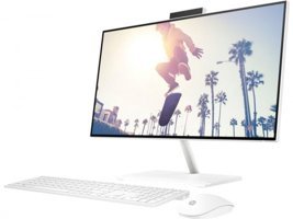 HP All-in-One 24-cb0002nt (5A9B7EA) Dahili Radeon Graphics Ekran Kartlı AMD Ryzen 7 5700U 8 GB Ram DDR4 512 GB SSD 23.8 inç Full HD FreeDos All in One Bilgisayar