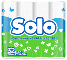 Solo 2 Katlı 32'li Rulo Tuvalet Kağıdı