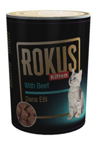 Rokus Dana Etli Parça Etli Yavru Yaş Kedi Maması 410 gr