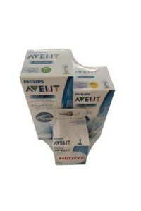 Philips Avent Polipropilen Gaz Yapmayan Antikolik Yenidoğan Yavaş Akışlı Kulpsuz 0+ Ay Şeffaf Yuvarlak Uçlu Bebek Biberon Seti 260 ml + 125 ml