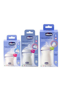 Chicco Natural Feeling Polipropilen Gaz Yapmayan Antikolik Yenidoğan Ayarlanabilir Akışlı Kulpsuz 0+ Ay Şeffaf Yuvarlak Uçlu Bebek Biberon Seti 150 ml + 250 ml + 330 ml