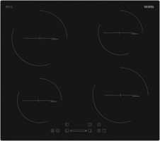 Vestel AO-6470 S Siyah Cam 4 Gözlü Dokunmatik İndüksiyonlu Ankastre Ocak