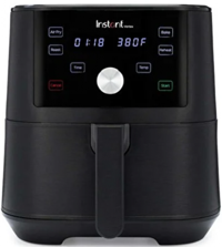 Instant Vortex 140-3093-01-EU Airfryer 3.8 lt Tek Hazneli Yağsız Sıcak Hava Fritözü Siyah