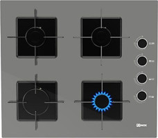 Ukinox Ares 60 X Cam Doğalgazlı Ankastre Ocak