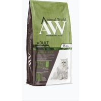 Animal World Kuzu Etli-Pirinçli Yetişkin Kuru Kedi Maması 15 kg