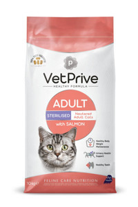 Vetprive Balıklı Kısırlaştırılmış Yetişkin Kuru Kedi Maması 10 kg