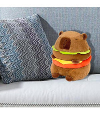 Magideal Suntek Hamburger Capybara Araba Peluş Oyuncak