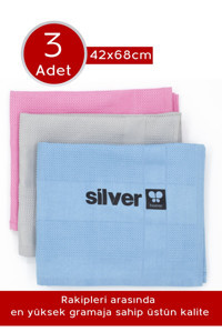 Silver Home Mikrofiber Temizlik Bezi 3'lü