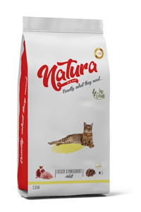 Natura Düşük Tahıllı Tavuk Aromalı Yetişkin Kuru Kedi Maması 2.25 kg