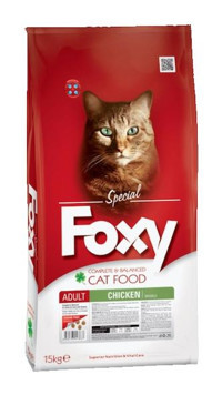 Foxy Tavuklu Yetişkin Kuru Kedi Maması 15 kg