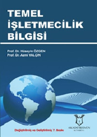 Temel İşletmecilik Bilgisi Kolektif Akademisyen Kitabevi