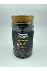 Kaanlar Salamura Siyah Zeytin Pet Kavanoz 1 kg