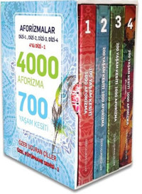 Aforizmalar Serisi-4 Kitap Takım Kutulu Özer Uçuran Çiller Marnet Yayıncılık