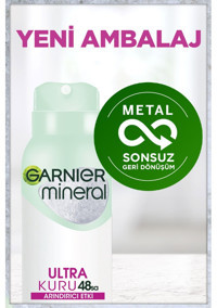 Garnier Mineral Antipespirant Sprey Kadın Deodorant 150 ml