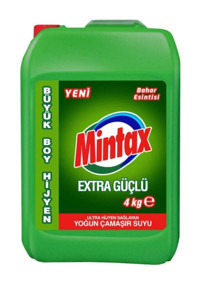 Mintax Ultra Yoğun Konsantre Çamaşır Suyu 4 lt