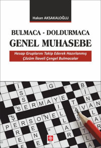 Bulmaca - Doldurmaca Genel Muhasebe Hakan Aksakaloğlu Ekin Basım Yayın