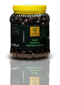 Hacı Kuşçu Zeytinyağı Siyah Zeytin 1.4 kg