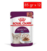 Royal Canin Sensory Feel Yetişkin Etli Soslu Yaş Kedi Maması 12x85 gr