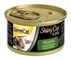 Gimcat yetişkin Çimen-Tavuk Yaş Kedi Maması 70 gr