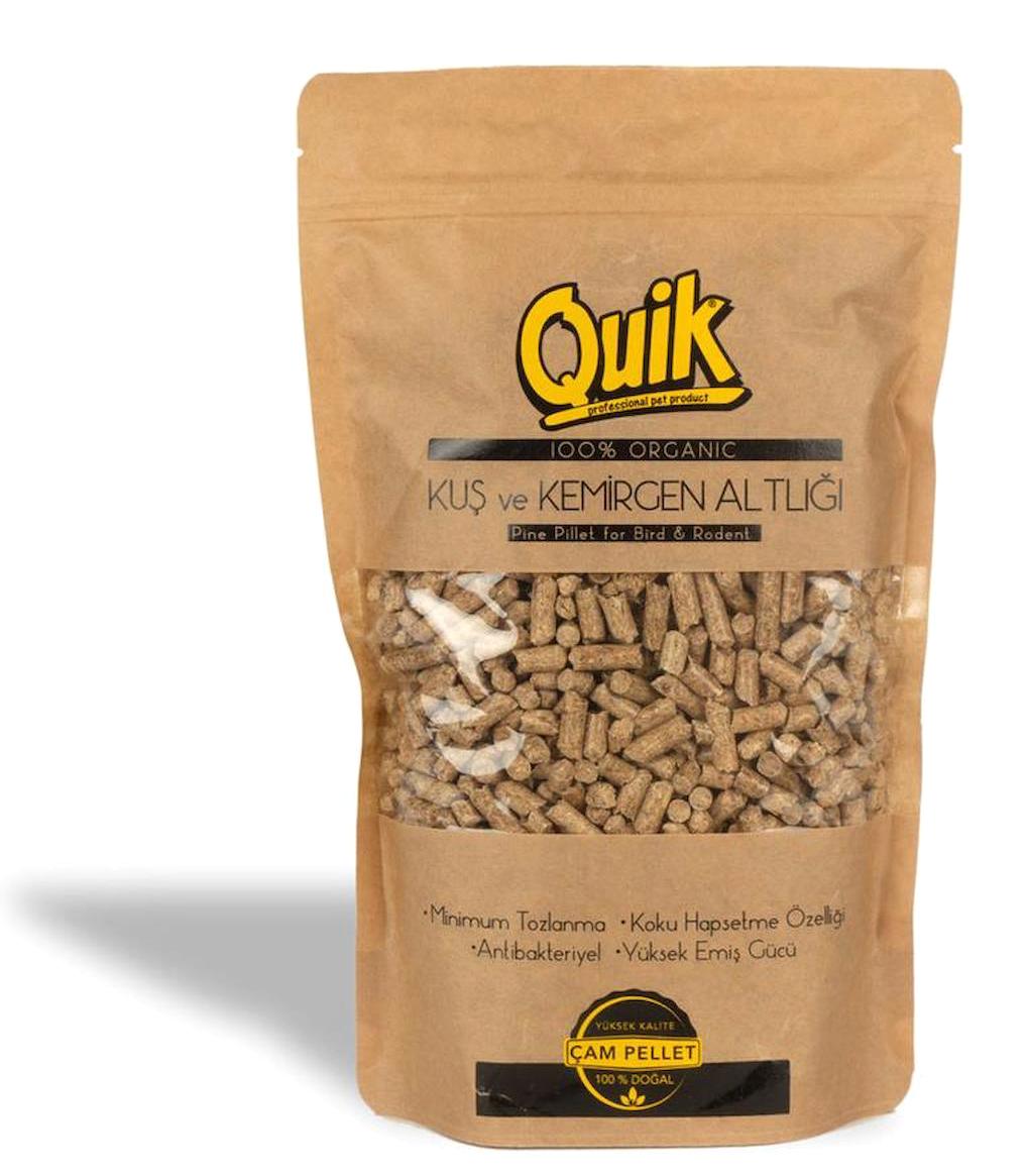 Quik Topaklanan Kalın Taneli Çam Pellet Kedi Kumu 750 gr