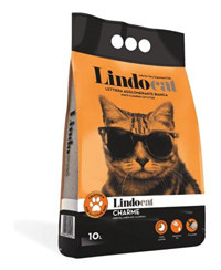 Lindo Cat Hassas Derili Kediler İçin Topaklanan İnce Taneli Bentonit Kedi Kumu 10 lt