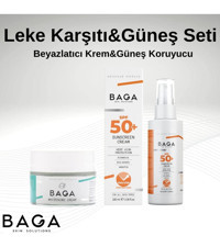 Baga 50 Faktör İçin Leke Karşıtı Nemlendirici Yaşlanma Karşıtı Aydınlatıcı Suya Dayanıklı Yüz ve Vücut Güneş Kremi 100 ml