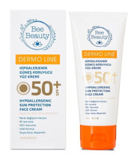 Bee Beauty 50 Faktör Tüm Ciltler İçin Nemlendirici Suya Dayanıklı Yüz Güneş Kremi 50 ml