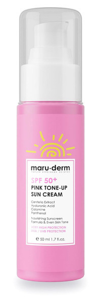 Maru.Derm 50 Faktör İçin Leke Karşıtı Nemlendirici Yaşlanma Karşıtı Aydınlatıcı Suya Dayanıklı Yüz Güneş Kremi 50 ml