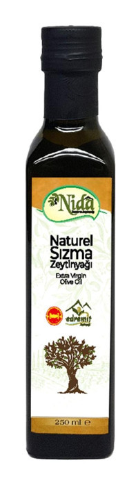 Nida Naturel Cam Sızma Zeytinyağı 250 ml