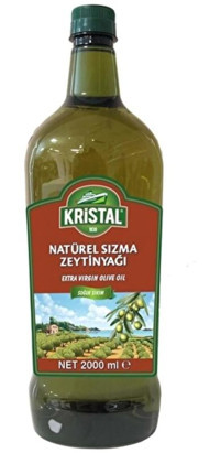 Kristal Naturel Soğuk Sıkım Polifenolsüz Pet Sızma Zeytinyağı 2 lt