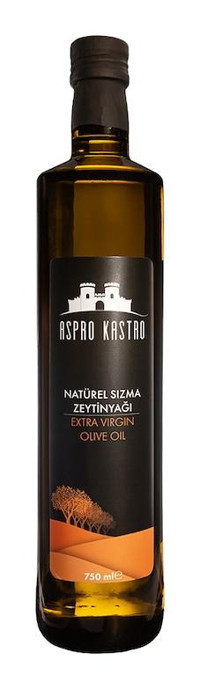 Aspro Kastro Soğuk Sıkım Polifenollü Cam Sızma Zeytinyağı 750 ml