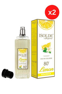 Isolde Limon Cam Şişe Sprey Kolonya 2x75 ml