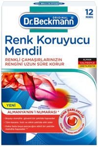 Dr.beckmann Renk Koruyucu Mendil Leke Çıkarıcı 12 Adet