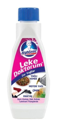 Highgenic Leke Doktorum Zor Yağlar Sıvı Leke Çıkarıcı 200 ml