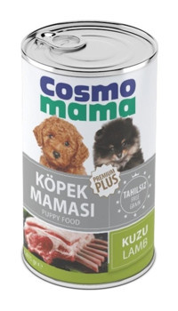 Cosmo Mama Premium Plus Kuzu Yaş Köpek Maması 24 x 415 gr 24'lü