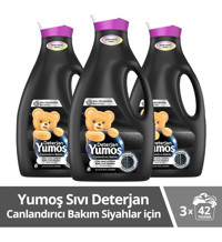 Yumoş Canlandırıcı Bakım 126 Yıkama Siyahlar İçin Sıvı Deterjan 3x2.52 lt