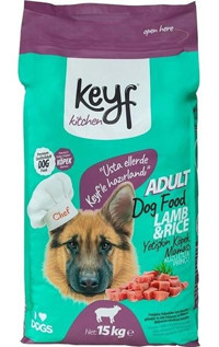 Keyf Kuzu Etli Yetişkin Köpek Maması 15 Kg