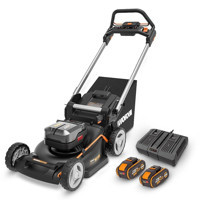 Worx WG749E İtmeli Elektrikli Akülü Çim Biçme Makinesi