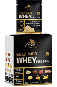 Torq Nutrition Gold Beyaz Çikolatalı Whey Protein Protein Tozu 245 gr